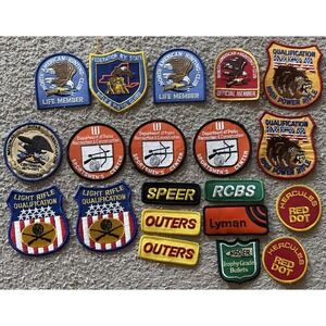 Lot Of 20 Patches (Rifle, Lyman, NRA)‎